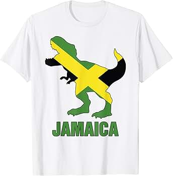 Amazon | ジャマイカシャツ ボーイズ T-Rex ジャマイカ国旗 幼児